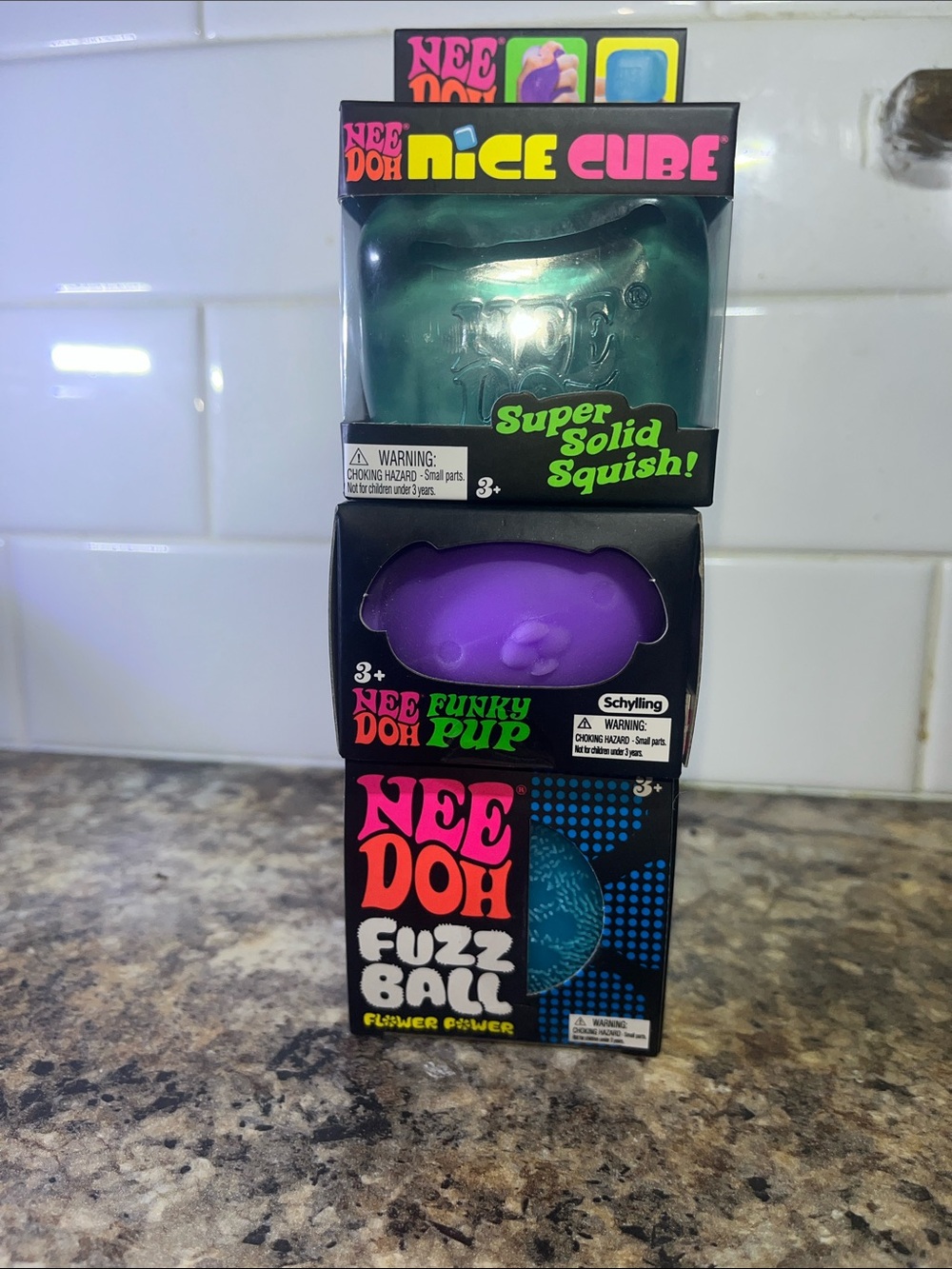 NEEDOH Bundle of 3 - Nice Cube, Funky Pup & Fuzz Ball